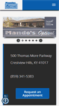 Mobile Screenshot of mandosoptical.com